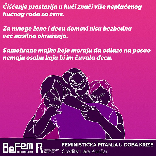 Kampanja: Feministička pitanja i zapisi u doba korona krize